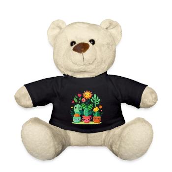 Plant friends - Teddy Bear - black - Front