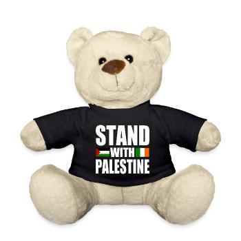 Stand with palestine - Teddy Bear - black - Front