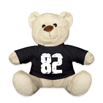 82 Nombre Vintage - Nounours - noir - Devant