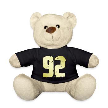 92 Nombre Vintage - Nounours - noir - Devant