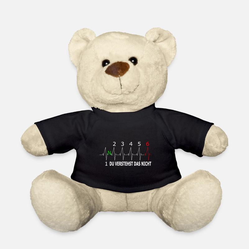 Du verstehst das nicht - Motorrad Herzschlag 1- 6 - Teddy - Schwarz