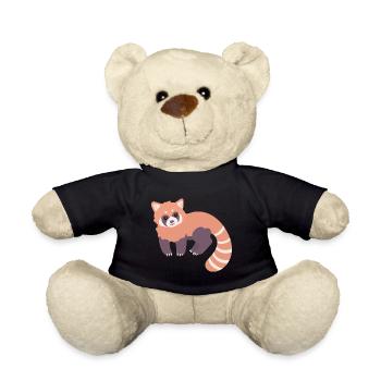 Panda rouge - Nounours - noir - Devant