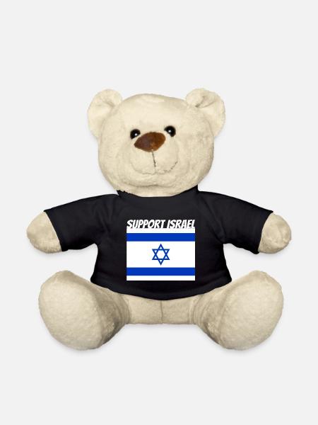 Support Israël - Nounours - noir