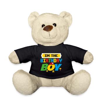 Im The Birthday Boy Game Gaming Family Matching - Nounours - noir - Devant