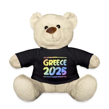 Grèce 2025 Coloré - Nounours - noir - Devant