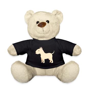 bull terrier - Teddy Bear - black - Front