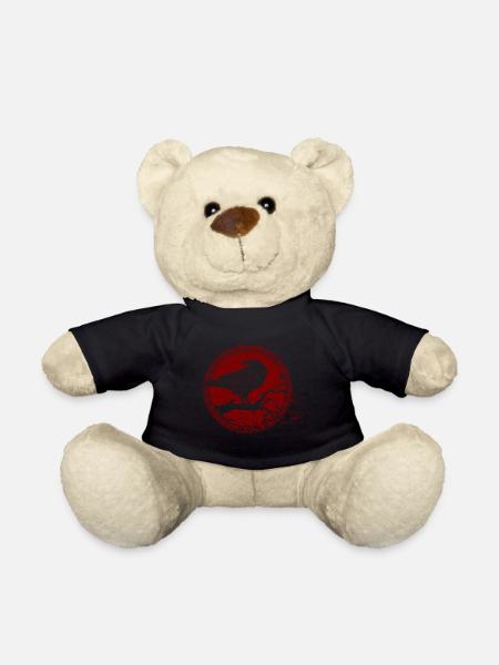 Wikinger Raabe - Nordisch Celtic Gothic - Teddy - Schwarz