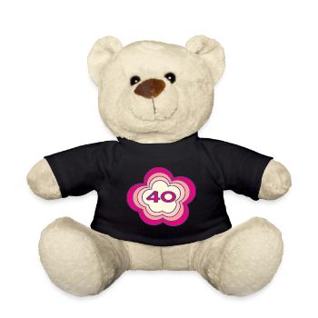 HAPPY BIRTHDAY. JOYEUX ANNIVERSAIRE. ANNIVERSAIRE. - Nounours - noir - Devant