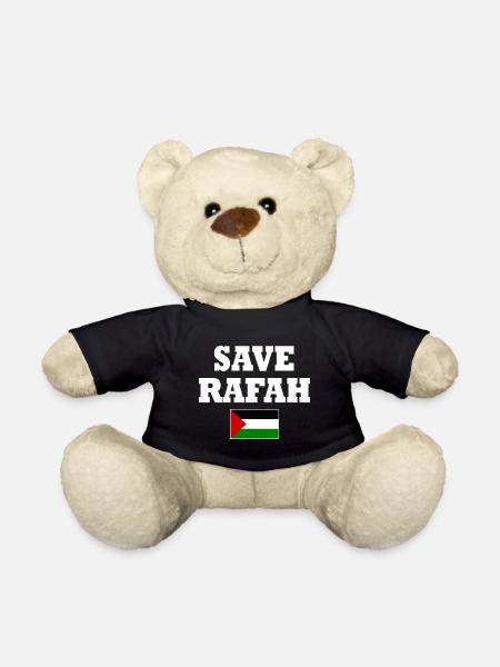Save rafah - Teddy - Schwarz