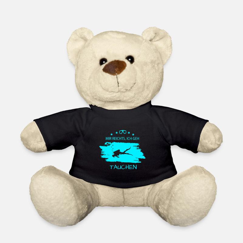 Tauchen Mir reichts, ich geh tauchen - Teddy - Schwarz