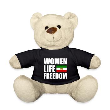 Women life freedom - Nounours - noir - Devant