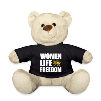 Women life freedom - Nounours - noir - Devant