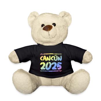 Cancun 2025 Bunt - Teddy - Schwarz - Vorne