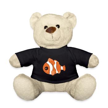 Clown fish - Teddy Bear - black - Front