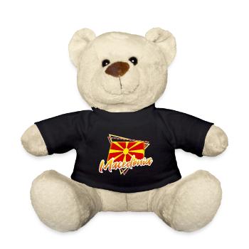 Mazedonien - Teddy - Schwarz - Vorne