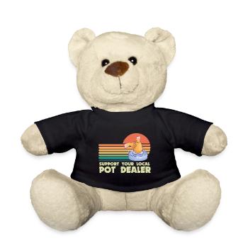 Pottery and pottery - Teddy Bear - black - Front