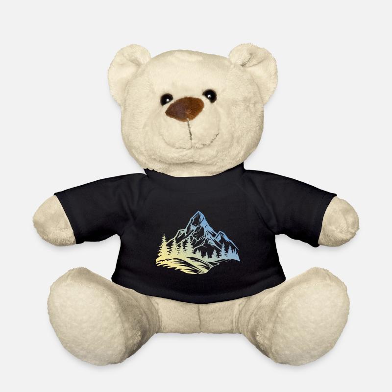 Berge Natur - Teddy - Schwarz