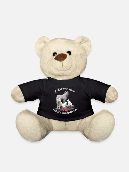 weißer Schäferhund - Teddy - Schwarz