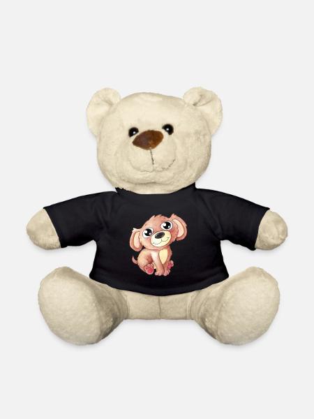 Cute cartoon dog - Teddy Bear - black