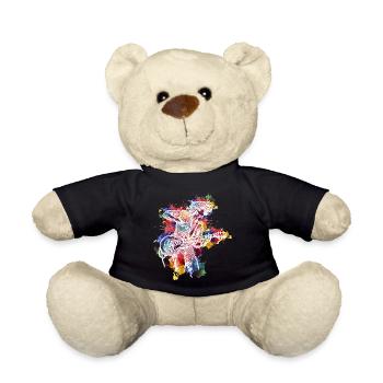 guitare - Nounours - noir - Devant