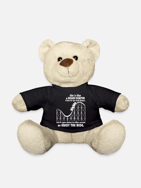 Life is like a Roller Coaster - Teddy - Schwarz