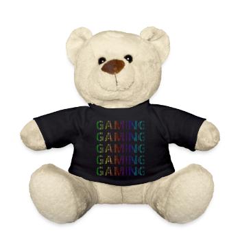 Gaming Gaming Gaming Gaming Gaming - Teddy Bear - black - Front