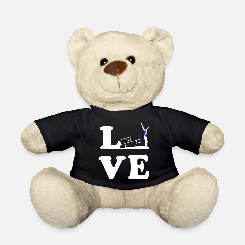 Turmspringen Turmspringerin Wasserspringen LOVE - Teddy - Schwarz