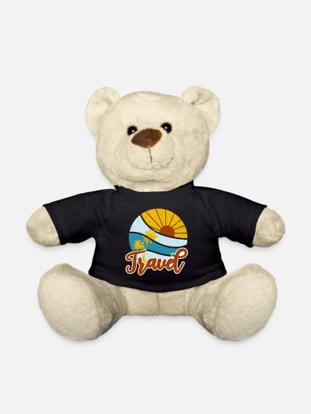 Travel - Teddy Bear - black