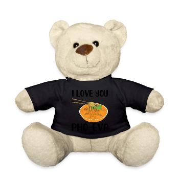 Ich liebe pho eva - Teddy - Schwarz - Vorne