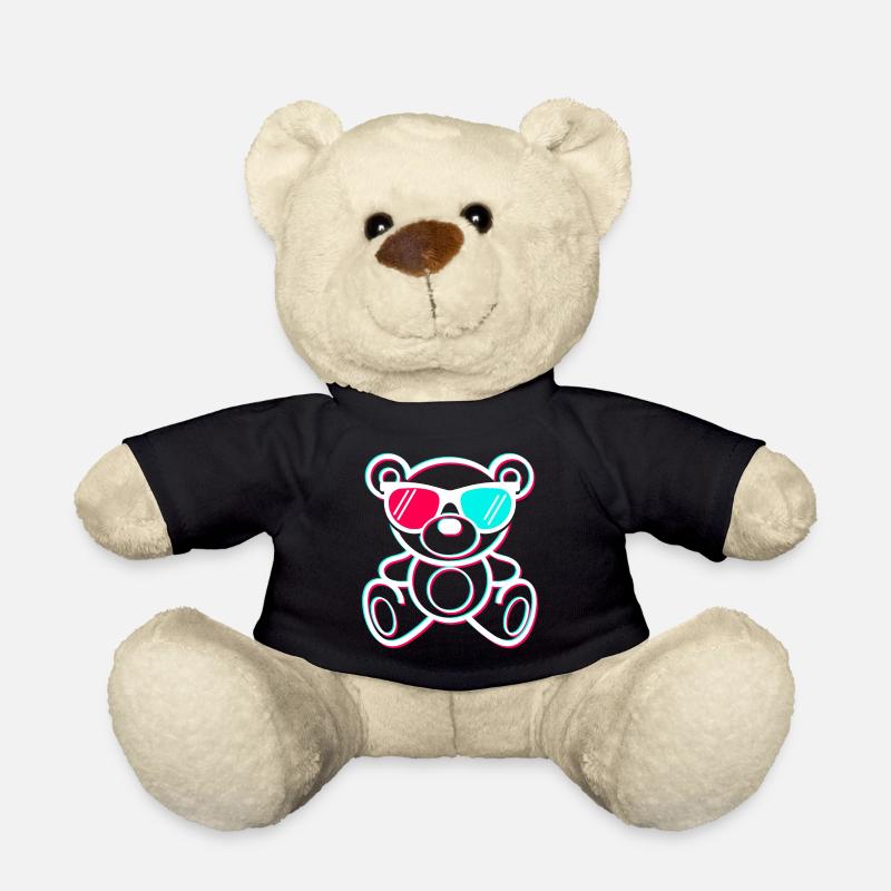 Teddy Ours Tiktok🔴🔵 - Nounours - noir