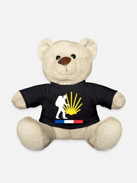 Marcheur Saint Jacques de Compostelle - Nounours - noir