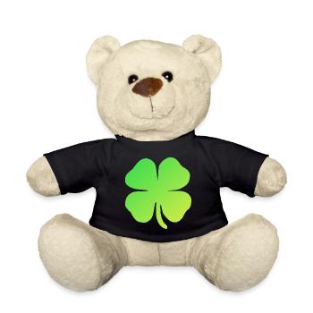 Irish clover - Teddy Bear - black - Front