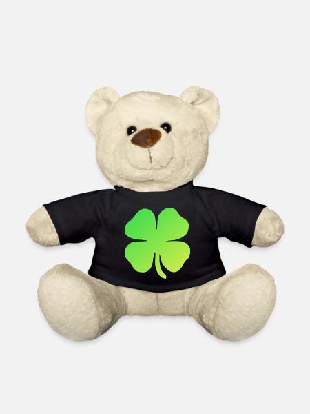 Trèfle irlandais - Nounours - noir