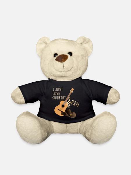 Country Music Rengaine, Country Guitare - Nounours - noir