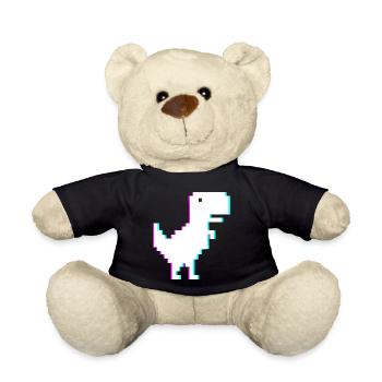 Information Dinosaur Technology IT Technician - Teddy Bear - black - Front