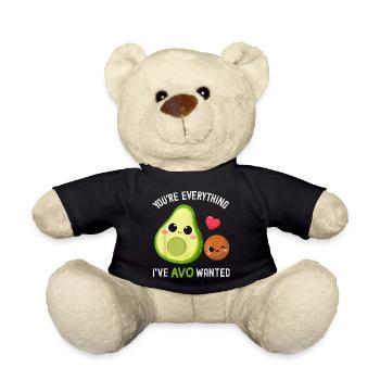 Avocado Trend 2021 - Avo Wanted - Teddy - Schwarz - Vorne