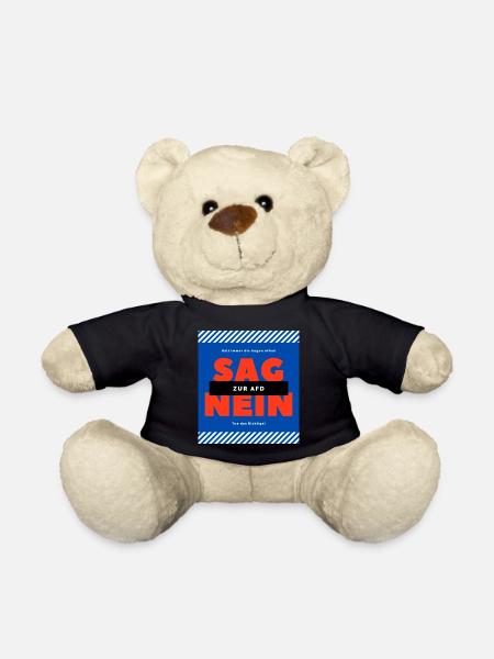 AFD! Nein! - Teddy - Schwarz