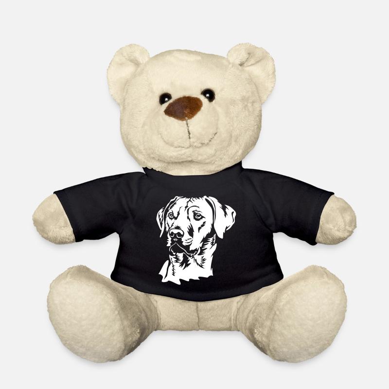 Rhodesian Ridgeback Kopf "Black Edition" - Teddy - Schwarz