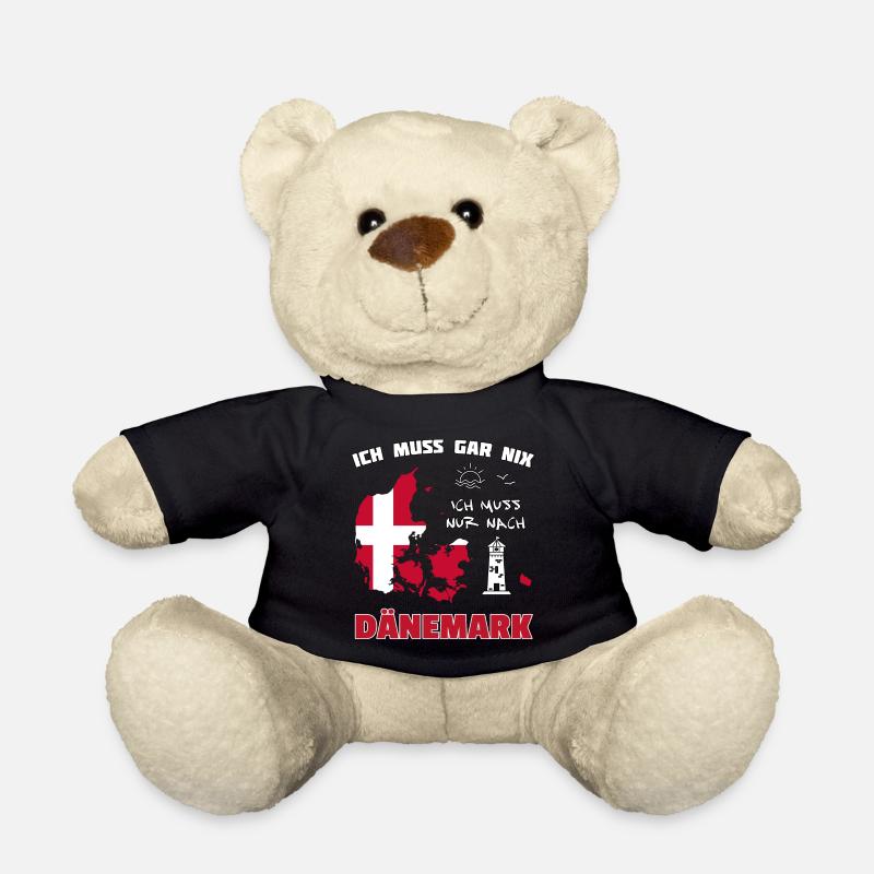 Dänemark Reisetraum mit Leuchtturm - Teddy - Schwarz