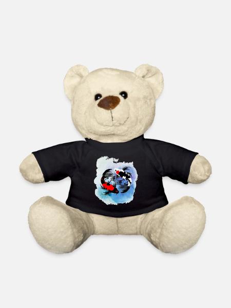 Karpfen koi - Teddy - Schwarz