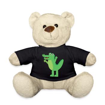 Krokodil - Teddy - Schwarz - Vorne