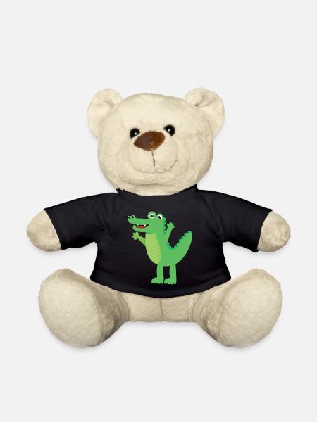 Crocodile - Nounours - noir