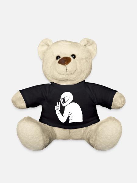 Respect for Riders (+ Dein Text) - Teddy - Schwarz