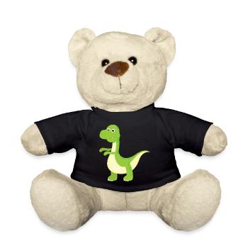 Dinosaurier - Teddy - Schwarz - Vorne