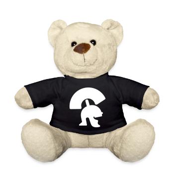 Roman. Roman helmet. - Teddy Bear - black - Front