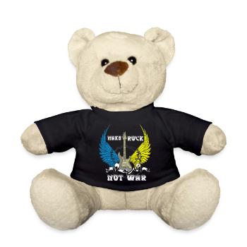 Make Rock not War - Teddy - Schwarz - Vorne