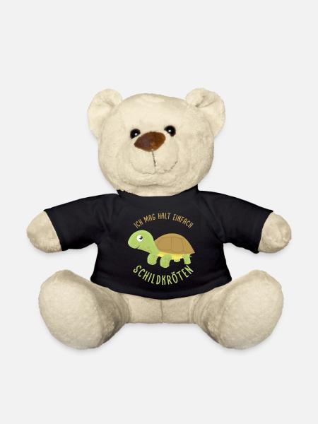 Schildkröten - Teddy - Schwarz