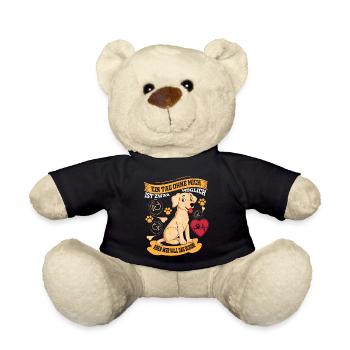 Hund - Ein Tag ohne mich ist möglich - Teddy - Schwarz - Vorne