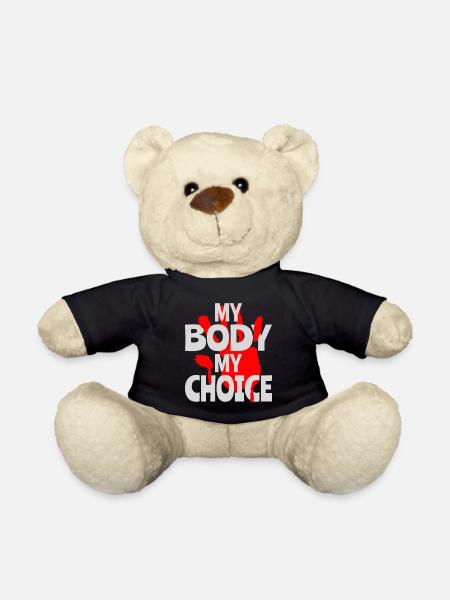 Mein Körper Meine Entscheidung - Teddy - Schwarz