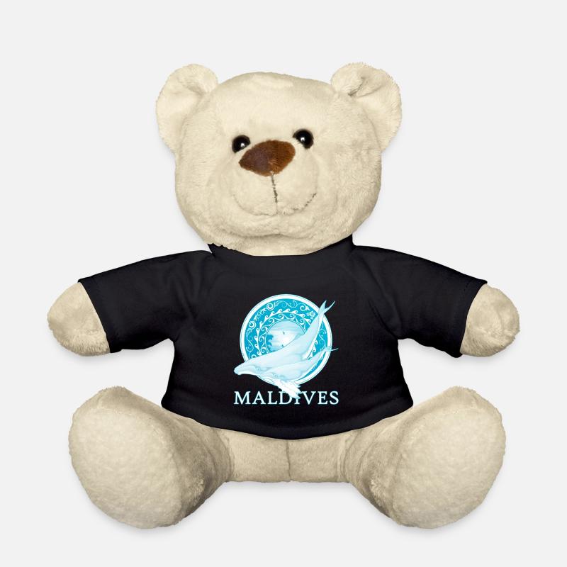 Buckelwale Malediven - Teddy - Schwarz